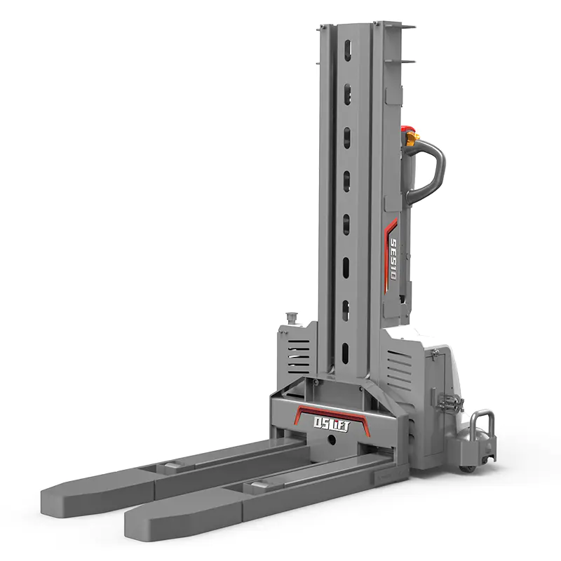 QSLiFT SES15 Electric Self-Lifting Stacker, Capacity 1500kg,Lifting Height 1500mm - Слика 3