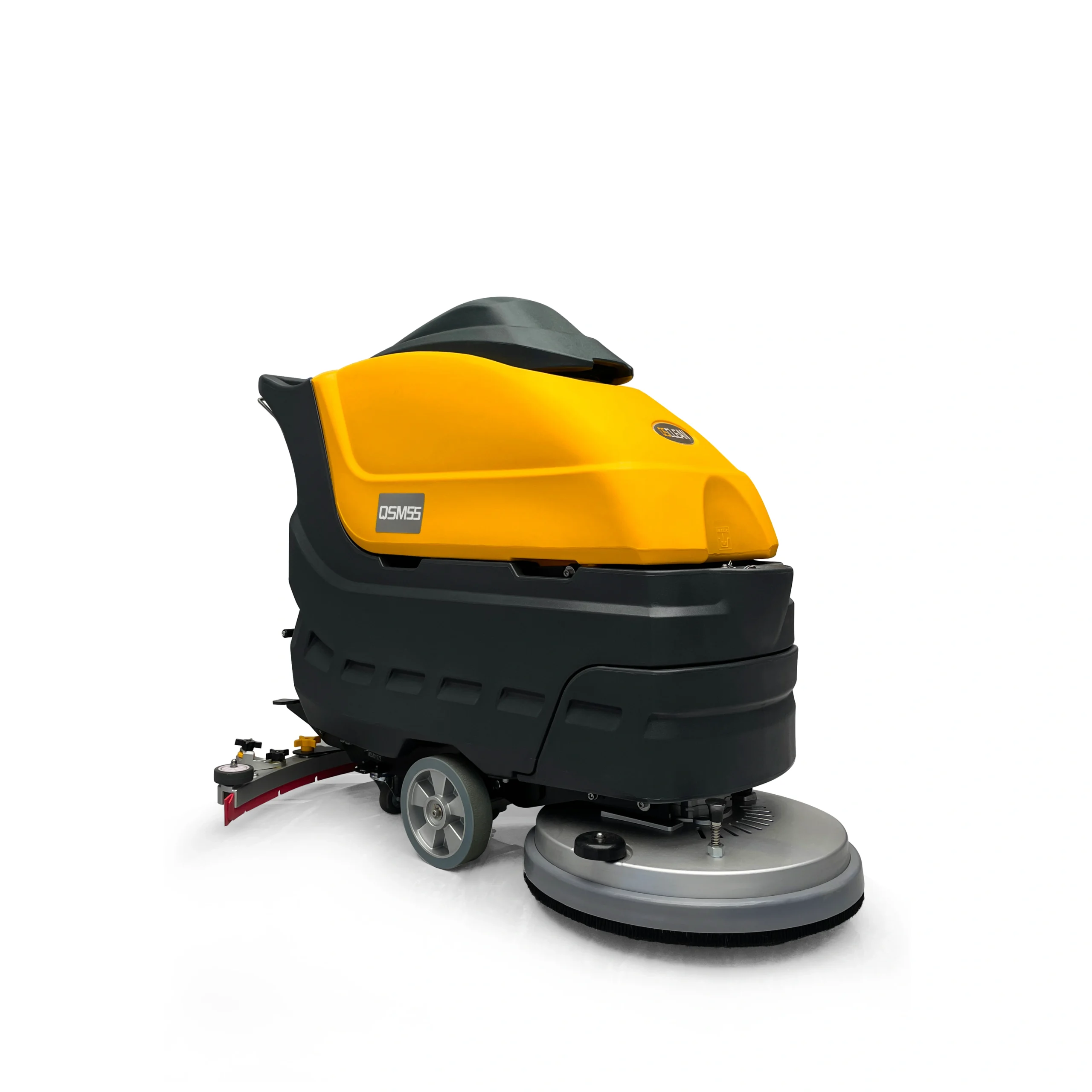 QSM55 Walk-Behind Floor Scrubber Dryer | 24V Commercial Cleaning Machine - Слика 2