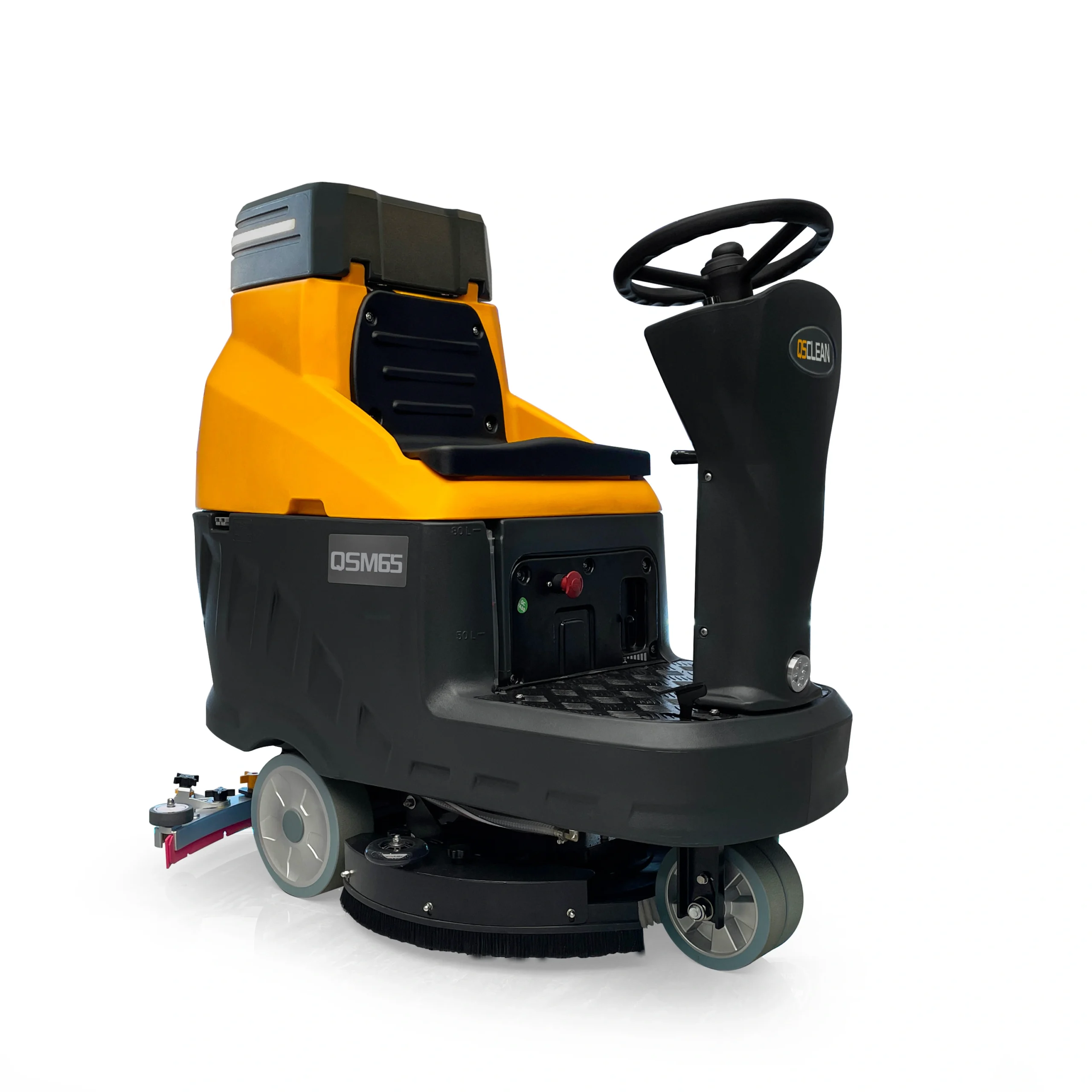 QSM65 Mini Ride-On Floor Scrubber Dryer | 24V Single Disc Auto Scrubber - Слика 2