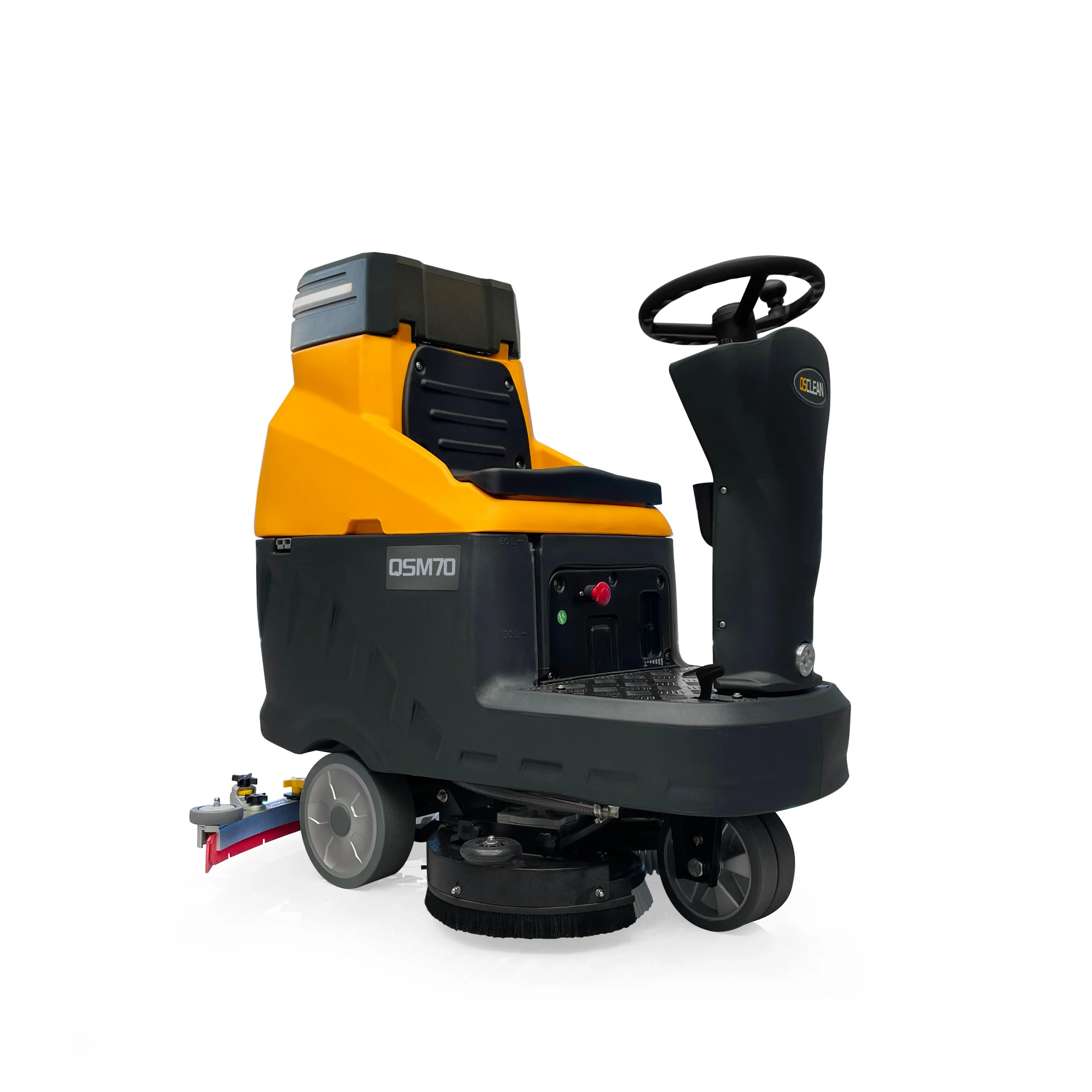 QSM70 Ride-On Floor Scrubber Dryer | 24V Double Disc Auto Scrubber - Слика 2