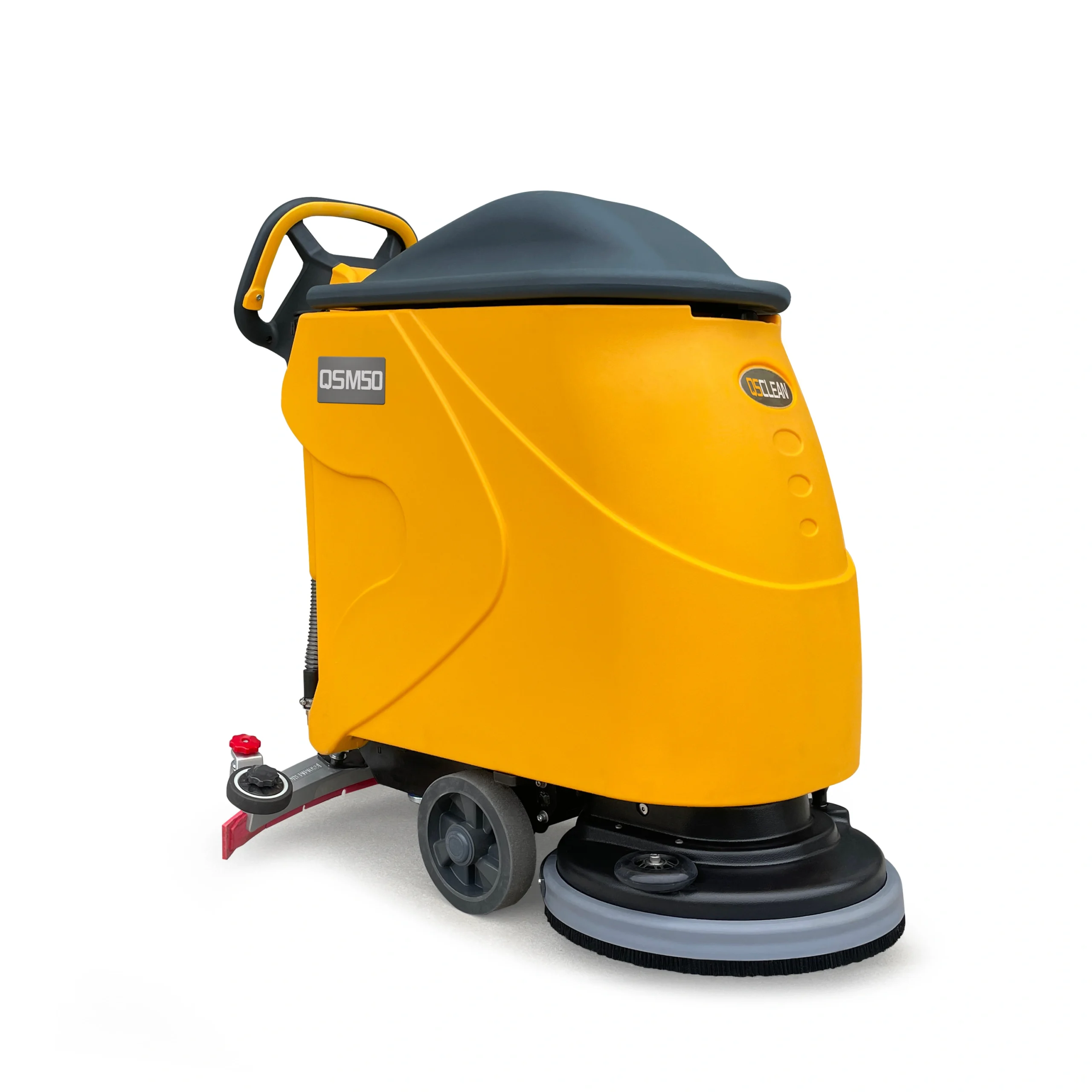 QSM50 Walk-Behind Floor Scrubber Dryer | 24V Narrow-Body Auto Scrubber - Слика 2