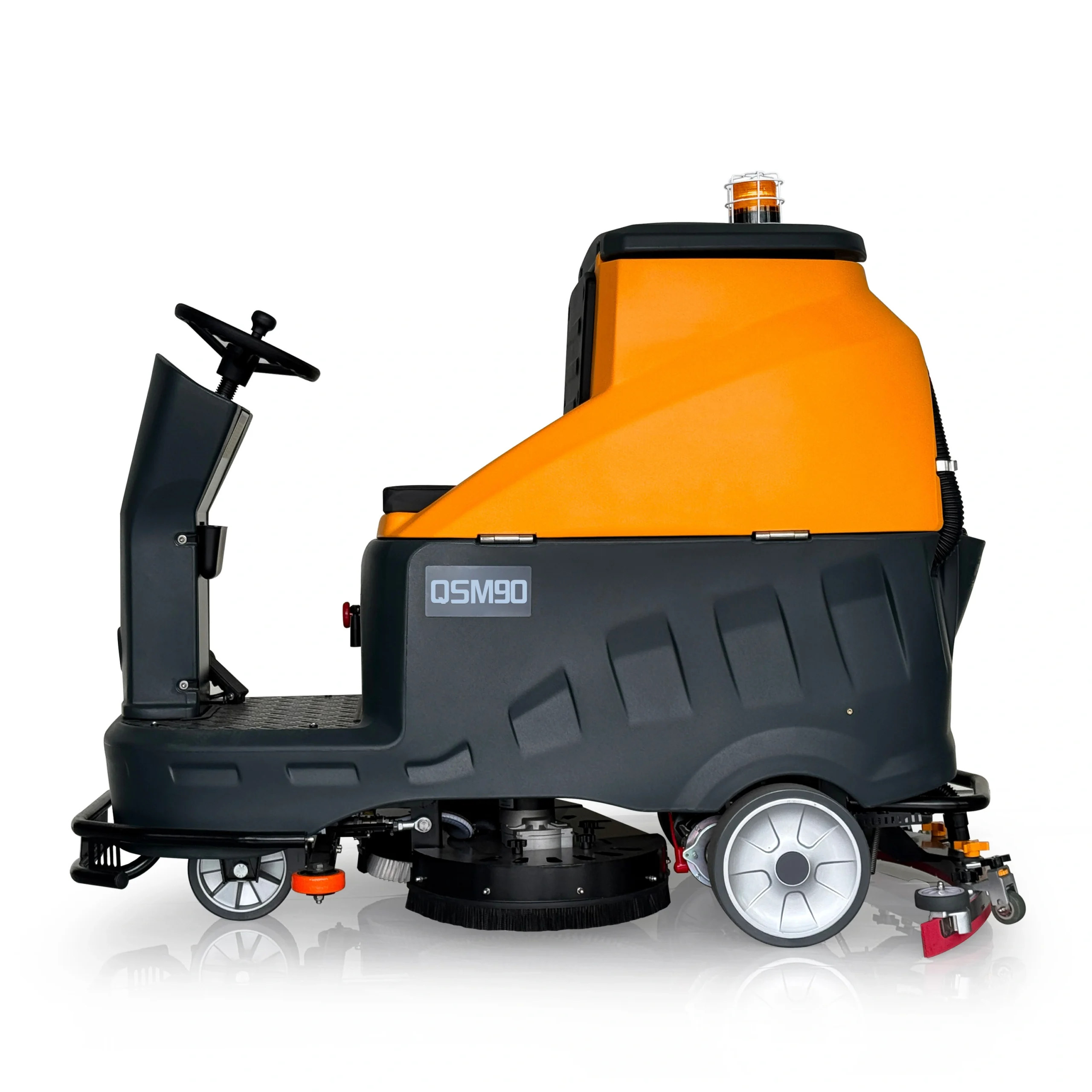 QSMC90 Industrial Ride-On Floor Sweeper | 48V Heavy-Duty Sweeping Machine - Слика 3