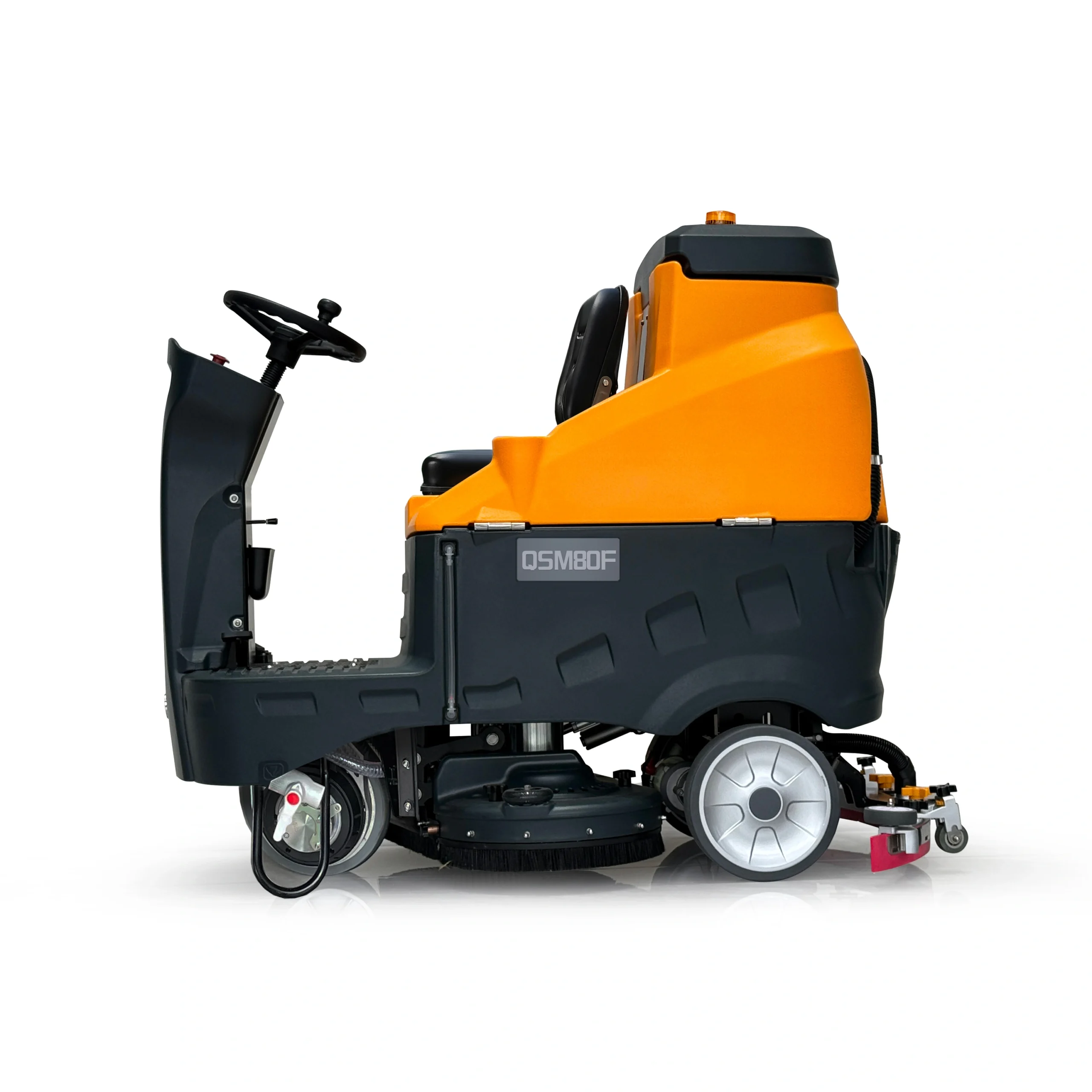 QSM80/ QSM80F Ride-On Floor Scrubber Dryer | Front-Wheel Drive 24V Machine - Слика 3