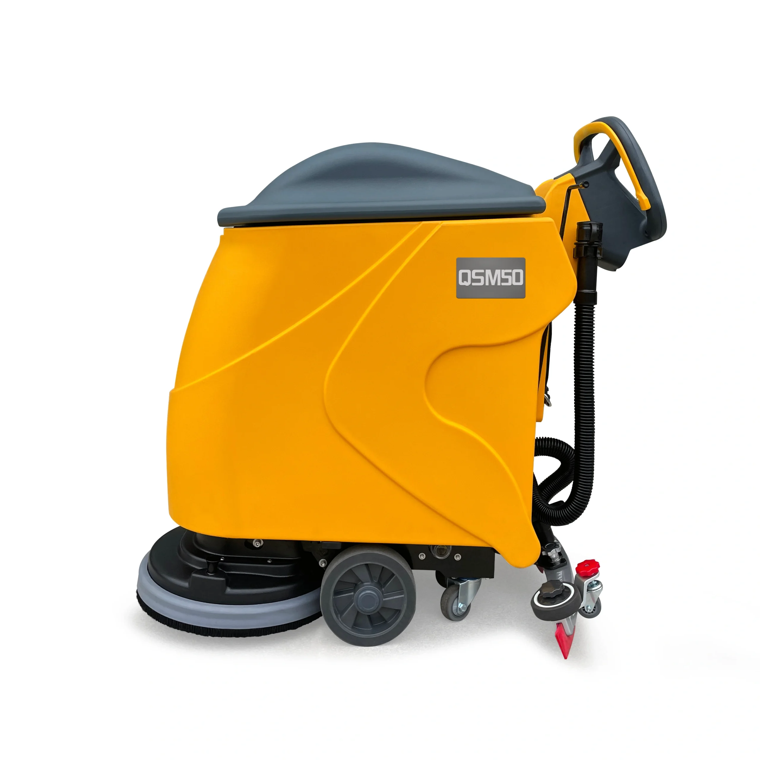 QSM50 Walk-Behind Floor Scrubber Dryer | 24V Narrow-Body Auto Scrubber - Слика 3