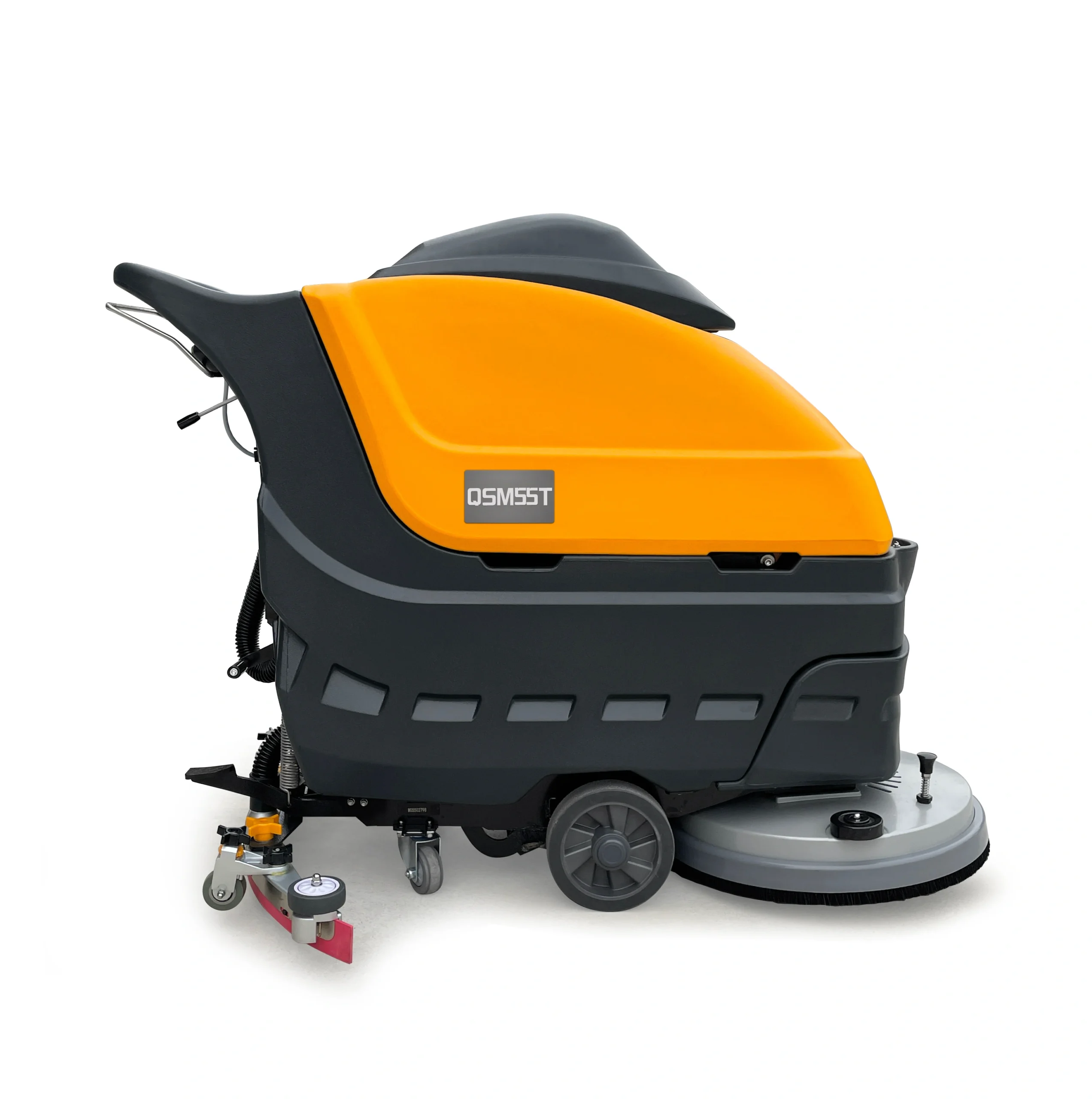 QSM55T Corded Walk-Behind Floor Scrubber Dryer | 220V Commercial Cleaning Machine - Слика 4