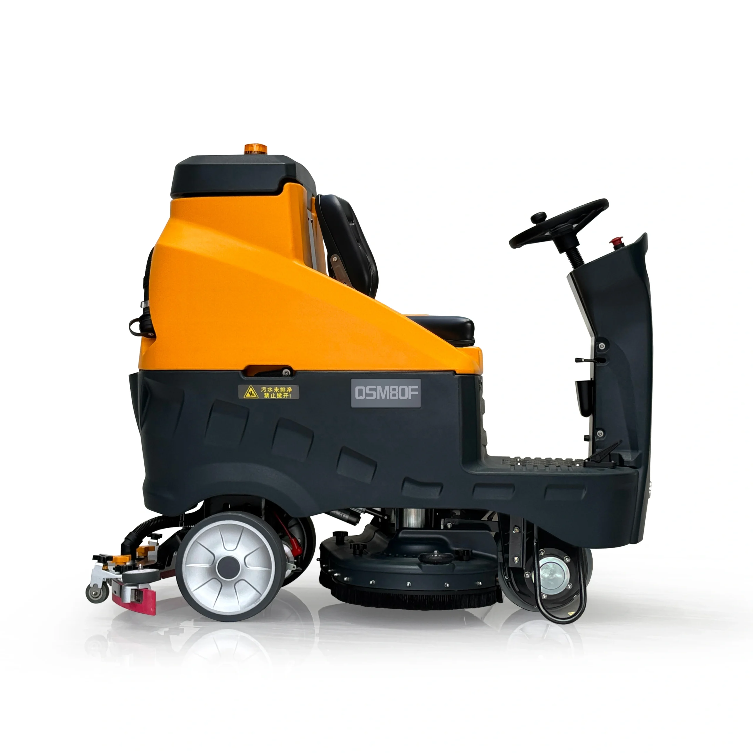 QSM80/ QSM80F Ride-On Floor Scrubber Dryer | Front-Wheel Drive 24V Machine - Слика 4