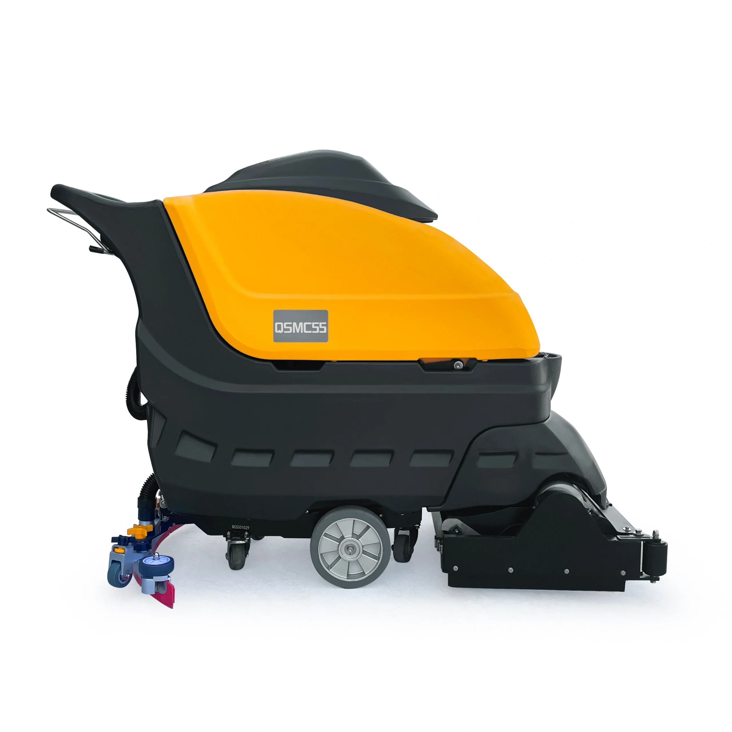 QSMC55 Walk-Behind Sweeper Scrubber Dryer | 2-in-1 Sweeping & Scrubbing Machine - Слика 4