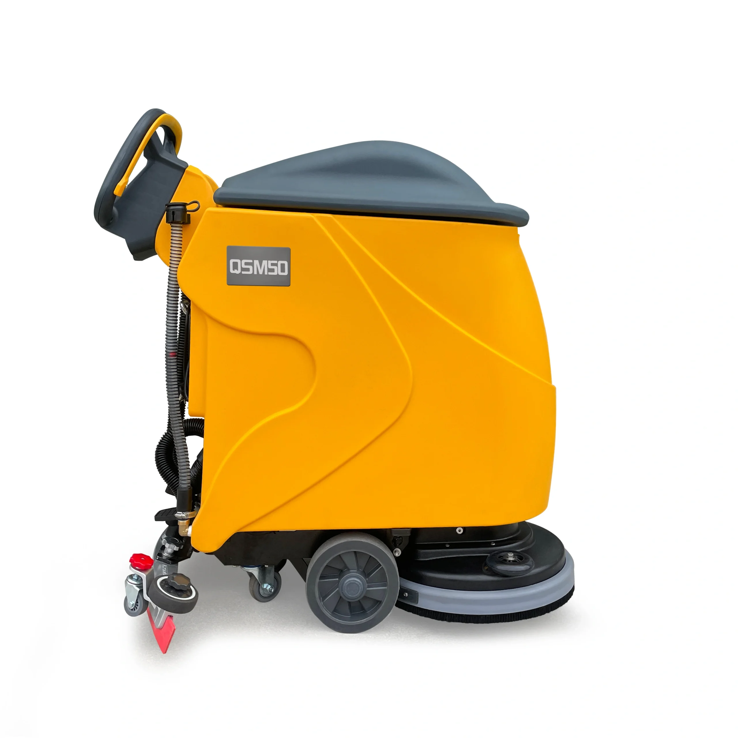 QSM50 Walk-Behind Floor Scrubber Dryer | 24V Narrow-Body Auto Scrubber - Слика 4