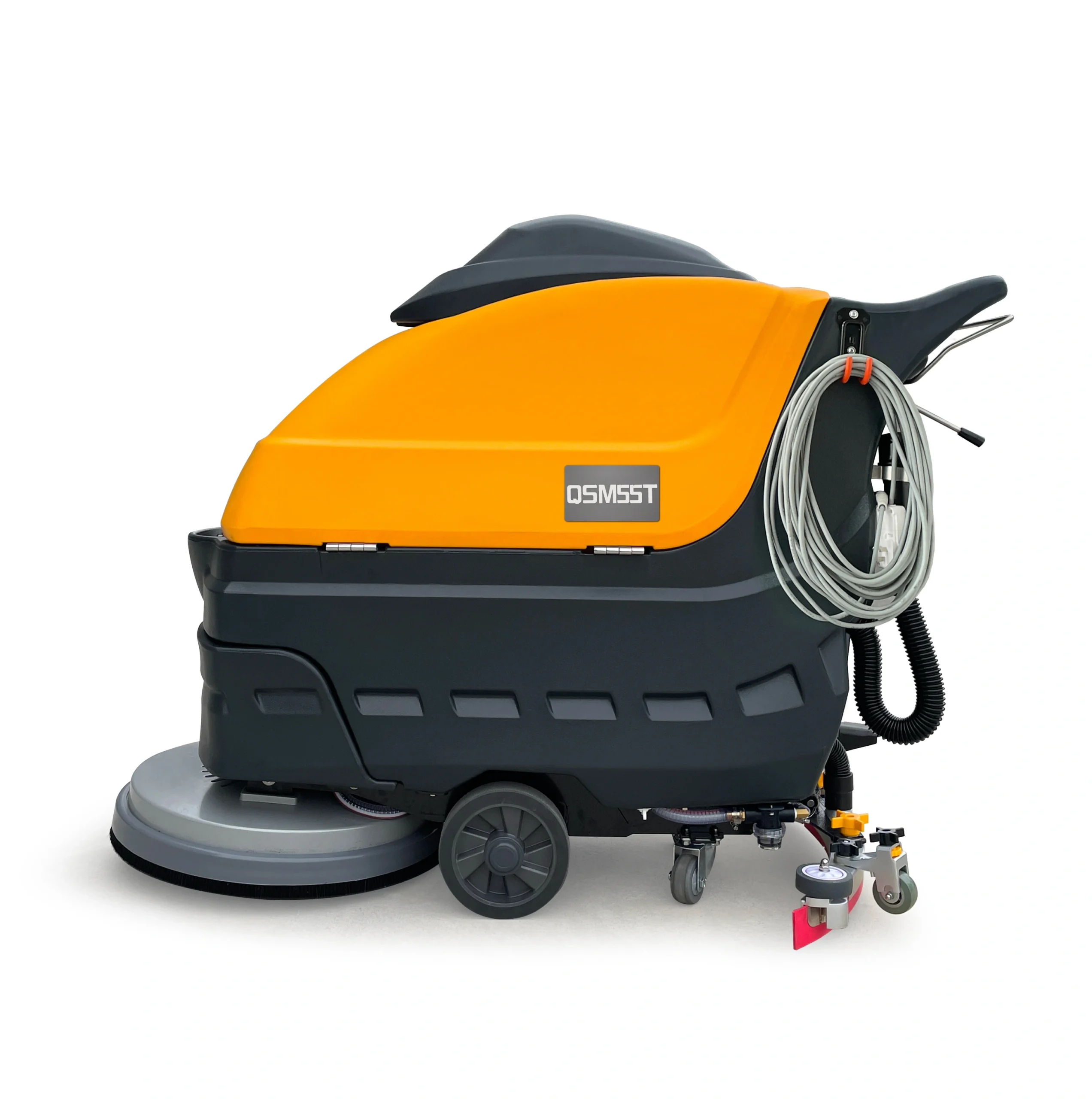 QSM55T Corded Walk-Behind Floor Scrubber Dryer | 220V Commercial Cleaning Machine - Слика 5