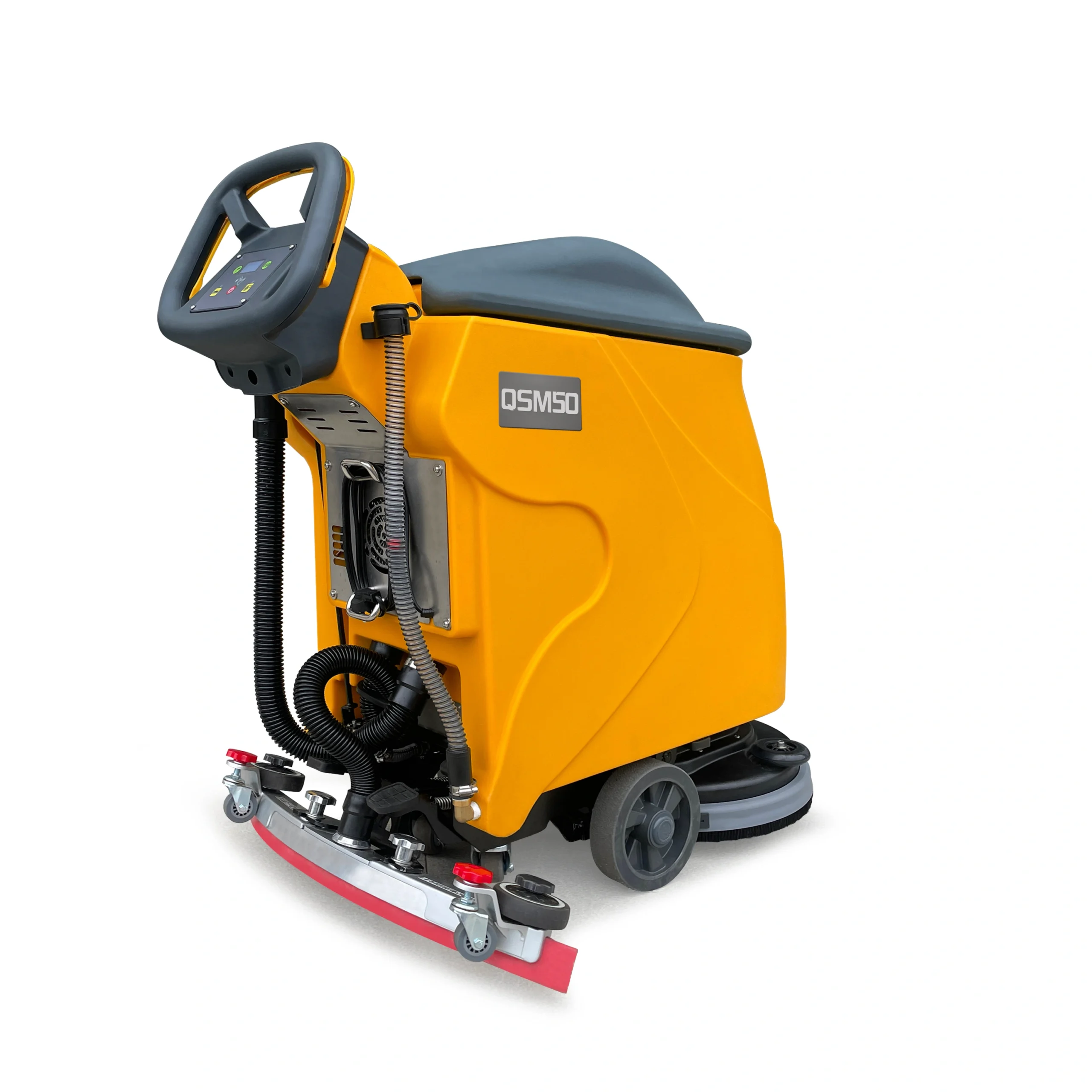 QSM50 Walk-Behind Floor Scrubber Dryer | 24V Narrow-Body Auto Scrubber - Слика 6