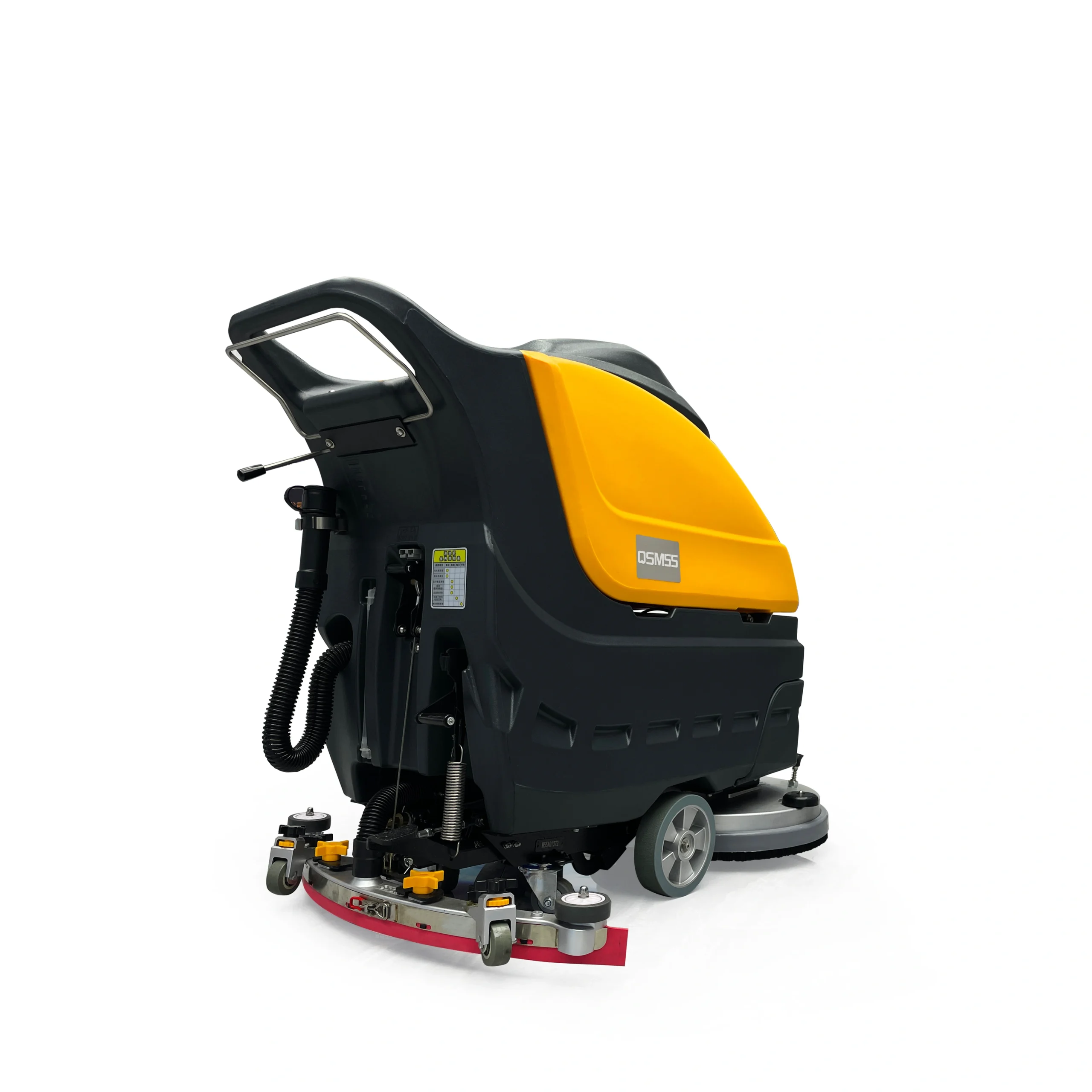 QSM55 Walk-Behind Floor Scrubber Dryer | 24V Commercial Cleaning Machine - Слика 7
