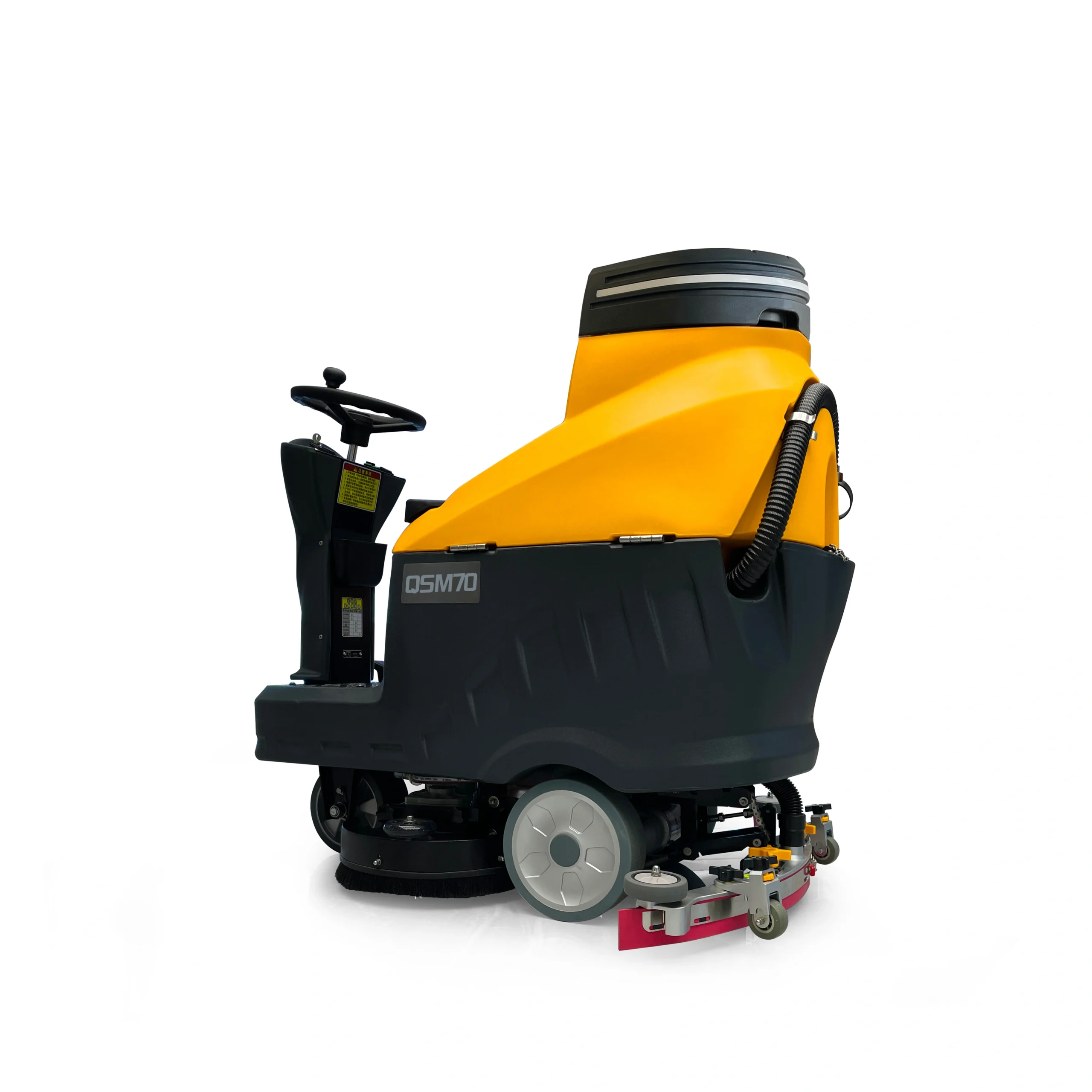 QSM70 Ride-On Floor Scrubber Dryer | 24V Double Disc Auto Scrubber - Слика 7