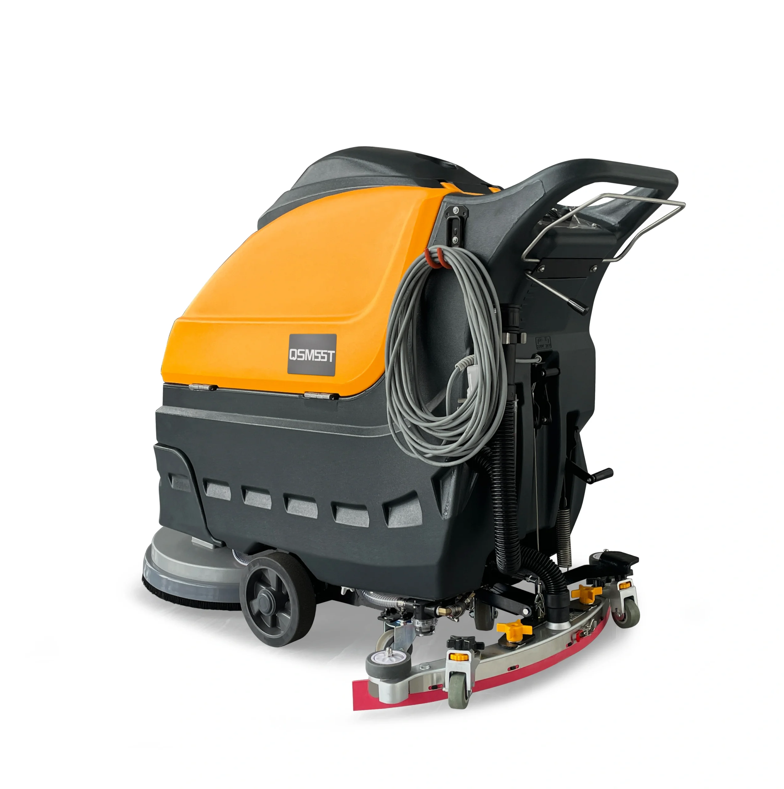 QSM55T Corded Walk-Behind Floor Scrubber Dryer | 220V Commercial Cleaning Machine - Слика 8