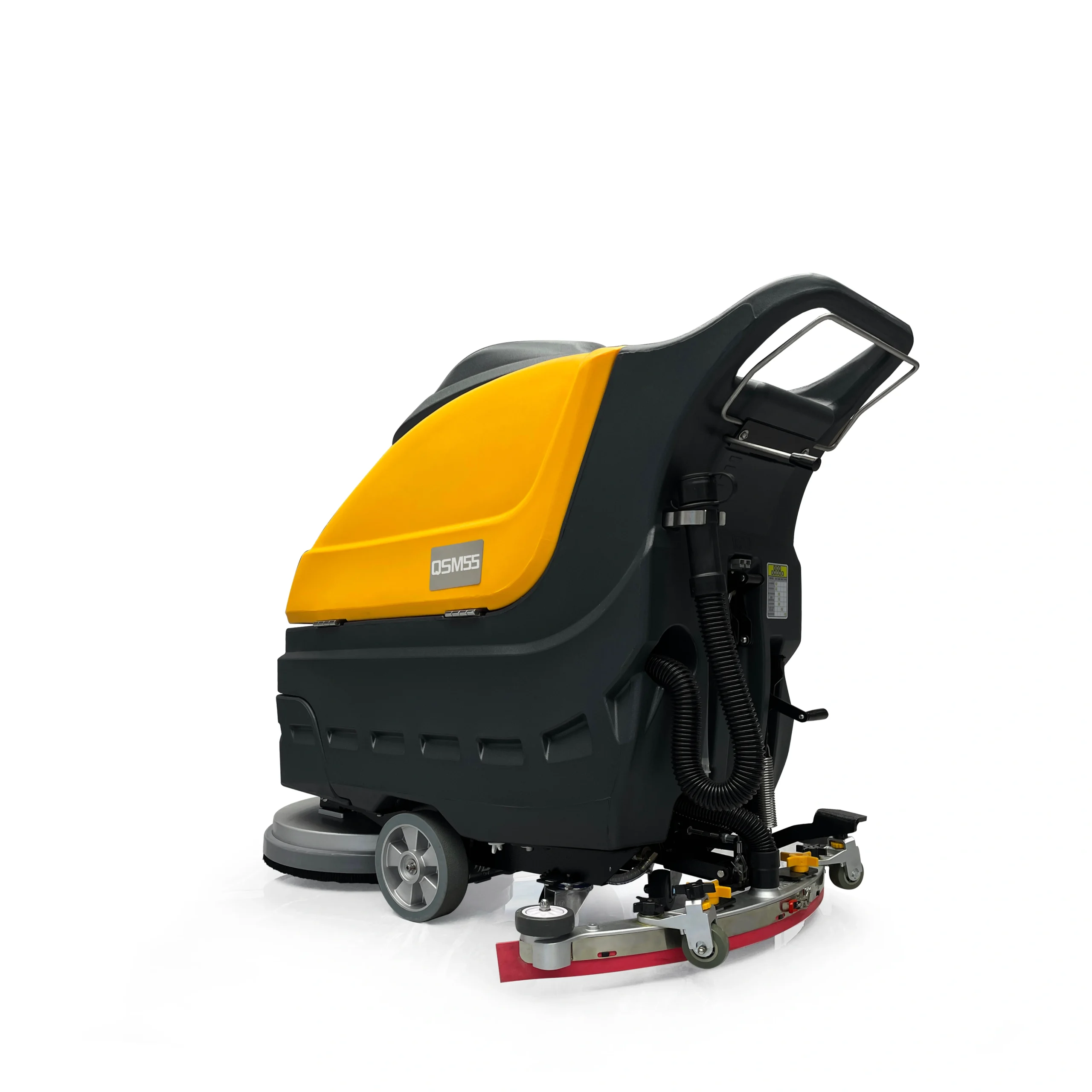 QSM55 Walk-Behind Floor Scrubber Dryer | 24V Commercial Cleaning Machine - Слика 8